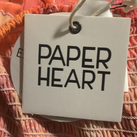 NWT paper heart Havana Floral,on/off shoulder ,wrap around skirt,sheered top S10 - Picture 9 of 11